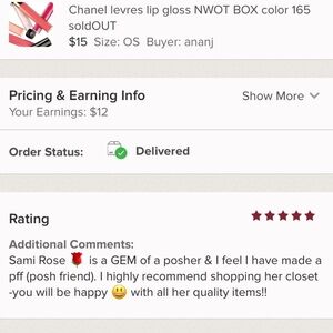 Check out My 5 star ⭐️ ratings